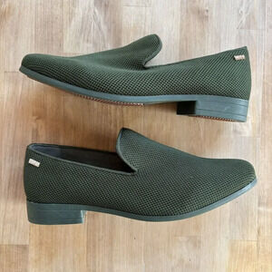 UUBARIS Men's Shoe Size 10.5 Casual Forrest Green Stretch Knit Slip On Loafers
